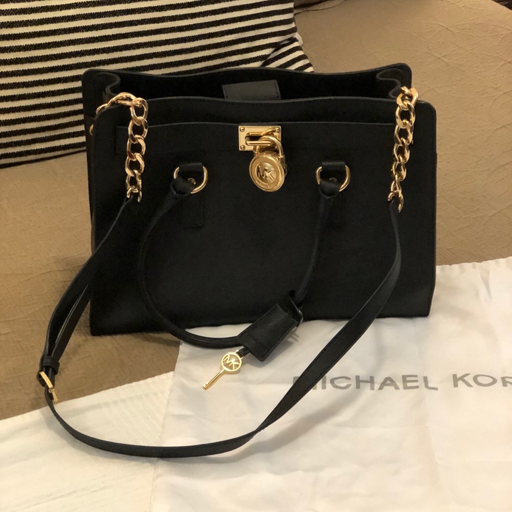 Hamilton Handbag (Michael Kors) Satchel with Chain